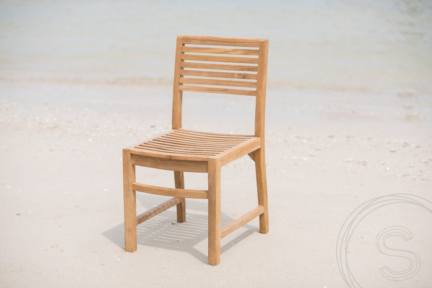 Teak Gartentisch 200x100 + 6 Bali Gartenstühle