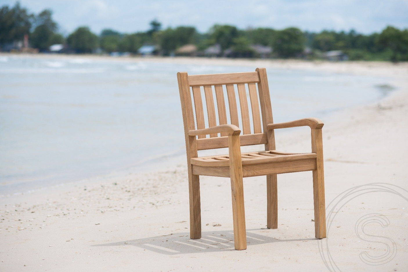 Teak Gartentisch 260x100cm + 8 Beaufort Stühle