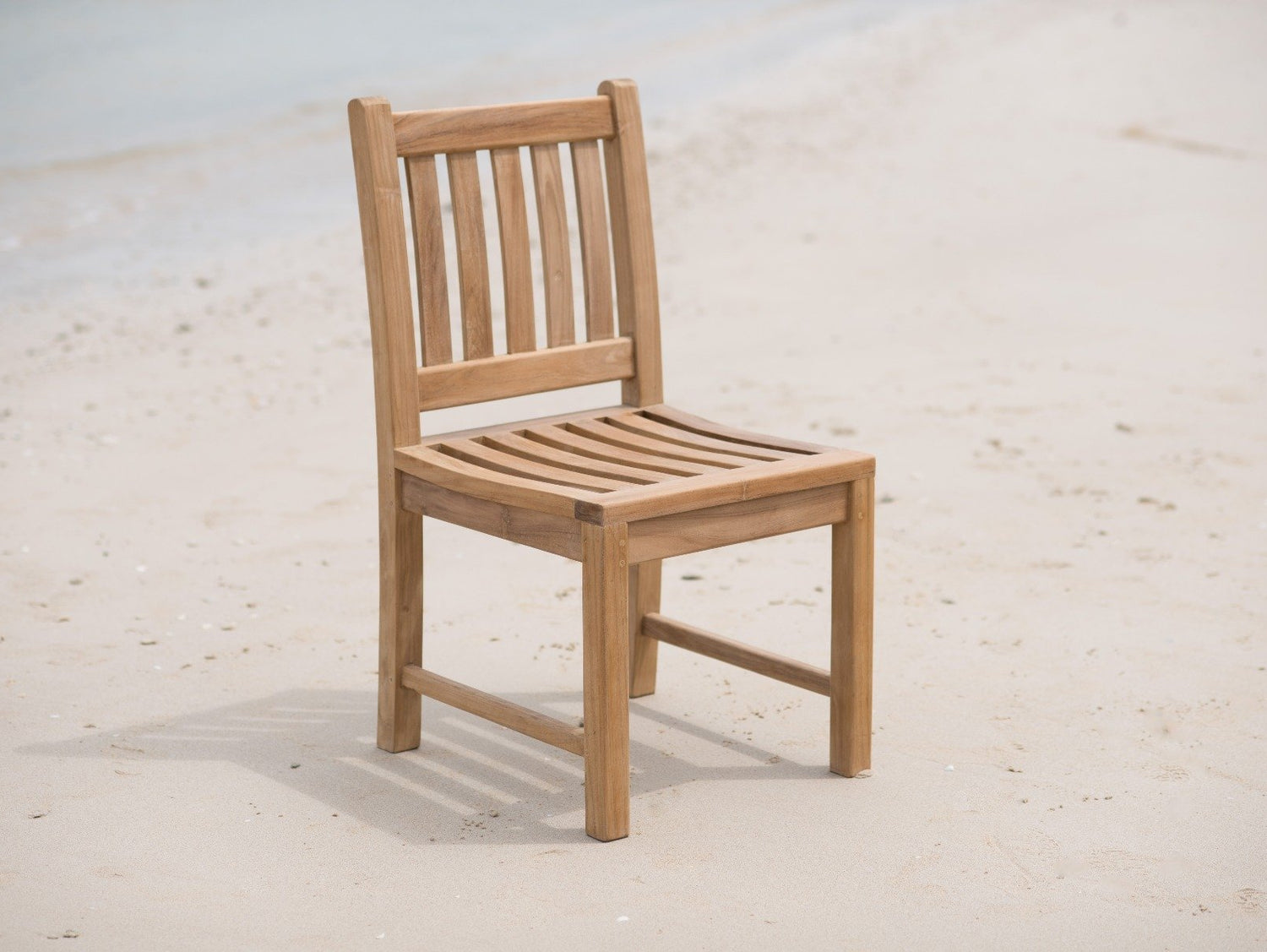 Teak tuinstoel Beaufort zonder armleuning - Souren Meubels