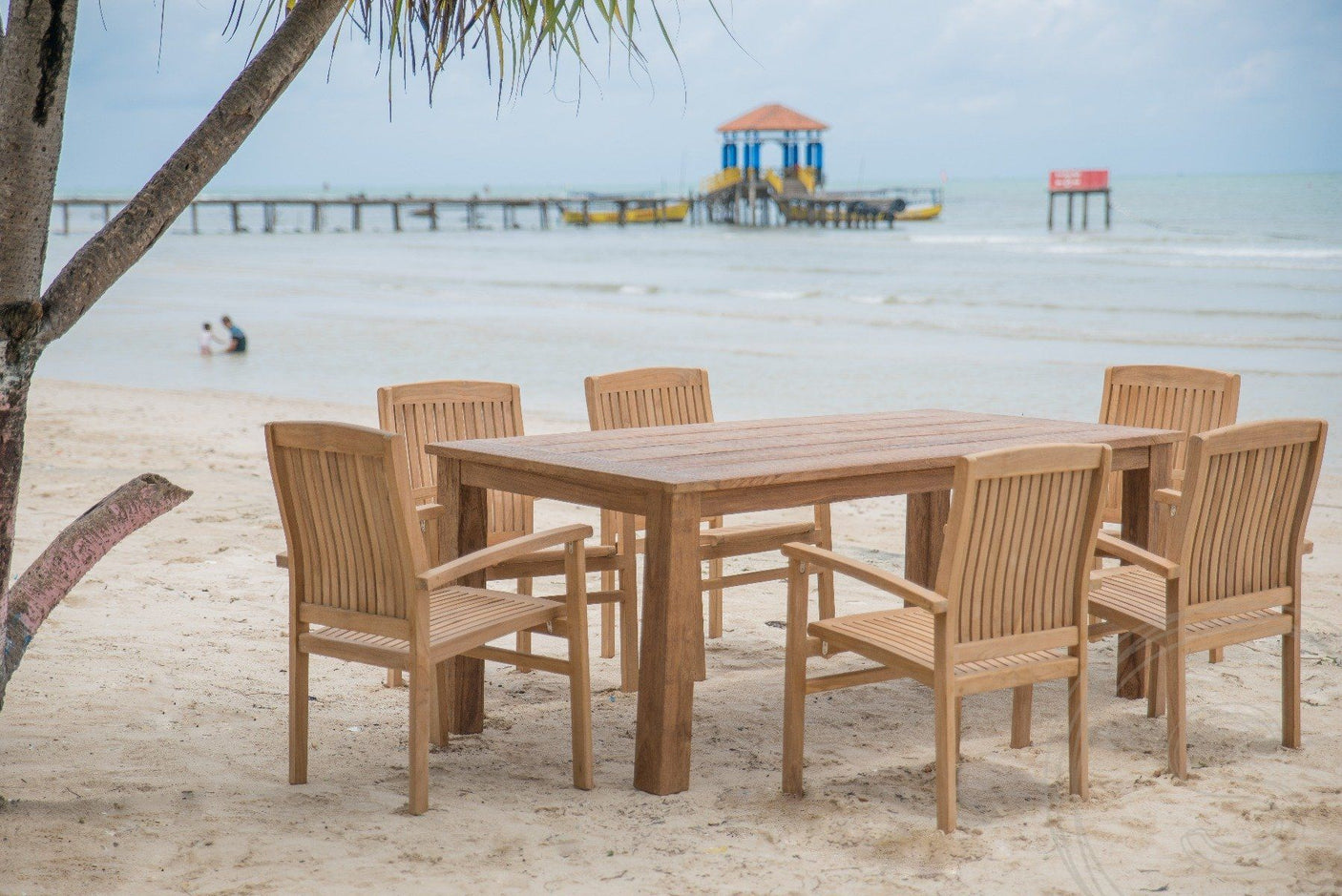 Teak Gartentisch 200 x 100