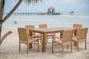 Teak Gartentisch 200 x 100