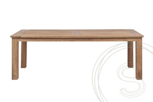 Teak Gartentisch 240x100cm + 8 Beaufort Stühle