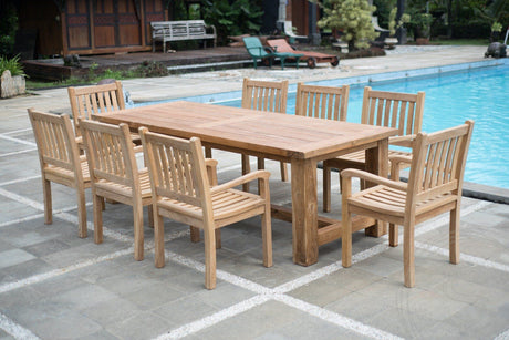Teak Gartentisch 250x100 Mammut