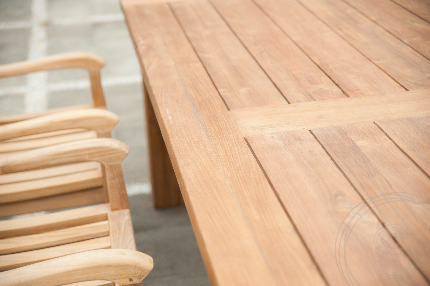 Teak Gartentisch 250x100 Mammut
