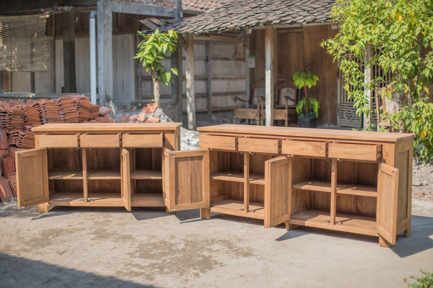 Teak Kommode 200 x 90 x 50