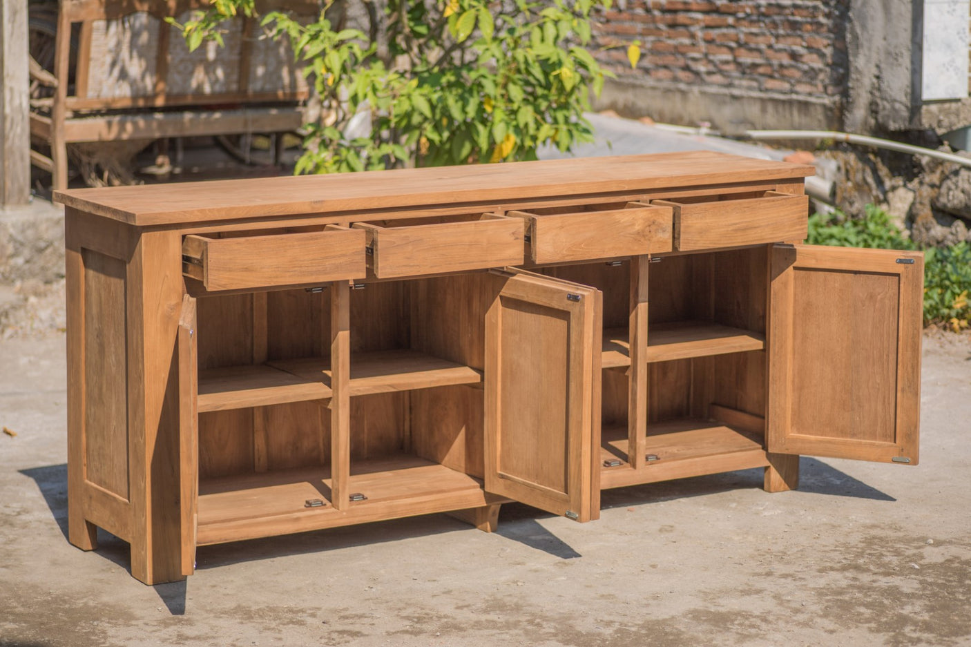 Teak Kommode 200 x 90 x 50