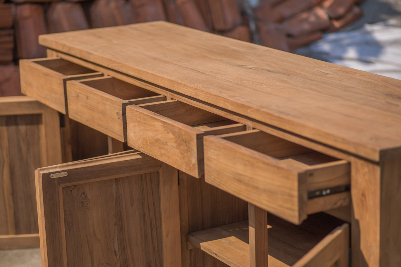 Teak Kommode 200 x 90 x 50