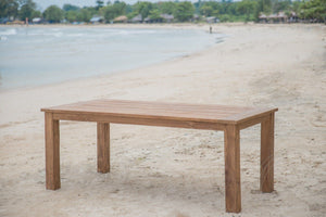 Teak Gartentisch 220 x 100