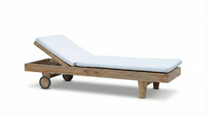 Teak Lounger Algarve mit Rollen