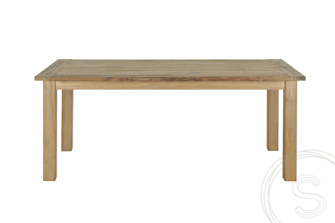 Teak Tisch 220 x 100 Rustikal