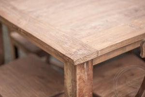 Teak Tisch 240 x 100 Rustikal