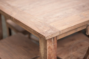 Teak Tisch 220 x 100 Rustikal