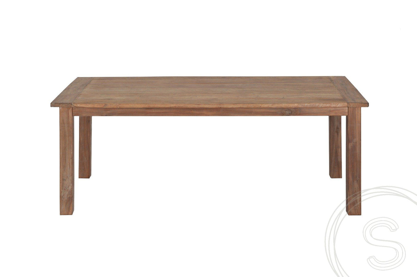 Teak Tisch 240 x 100 Rustikal
