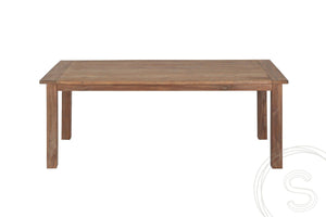 Teak Tisch 240 x 100 Rustikal