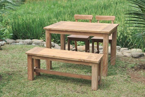 Teak Gartentisch 120 x 80