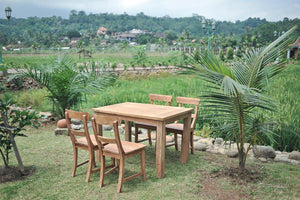 Teak Gartentisch 120 x 80