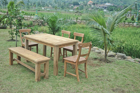 Teak Gartenbank 140cm