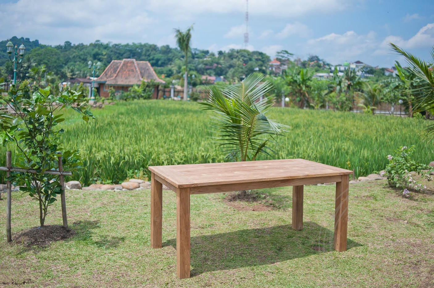 Teak Gartentisch 160 x 90
