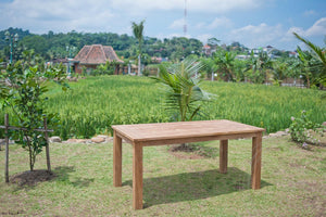 Teak Gartentisch 160 x 90