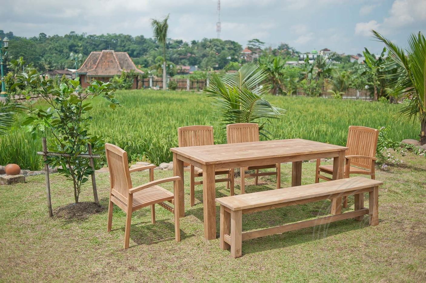 Teak Gartenbank 180cm