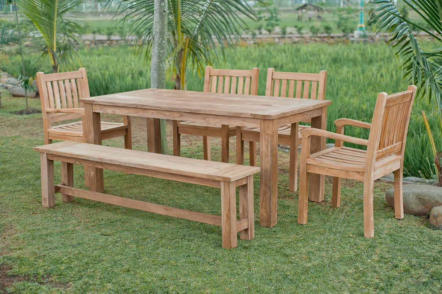 Teak Gartenbank 180cm