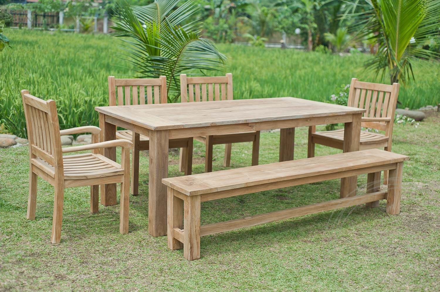 Teak Gartenbank 180cm