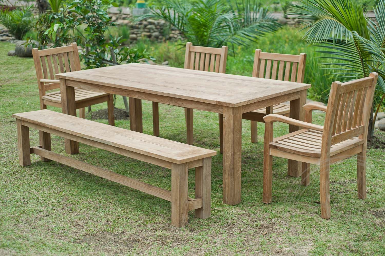 Teak Gartenbank 220cm