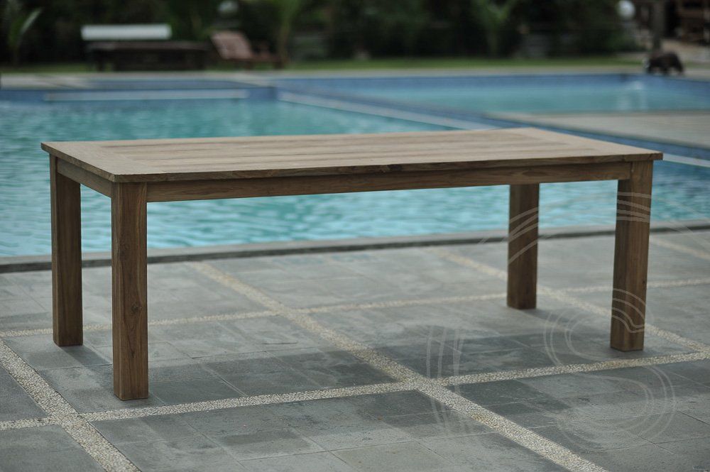 Teak Gartentisch 220 x 100
