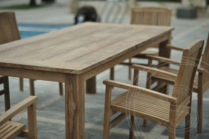 Teak Gartentisch 220 x 100