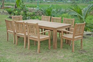 Teak Gartentisch 240 x 100