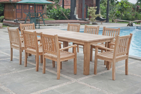 Teak Gartentisch 260 x 100