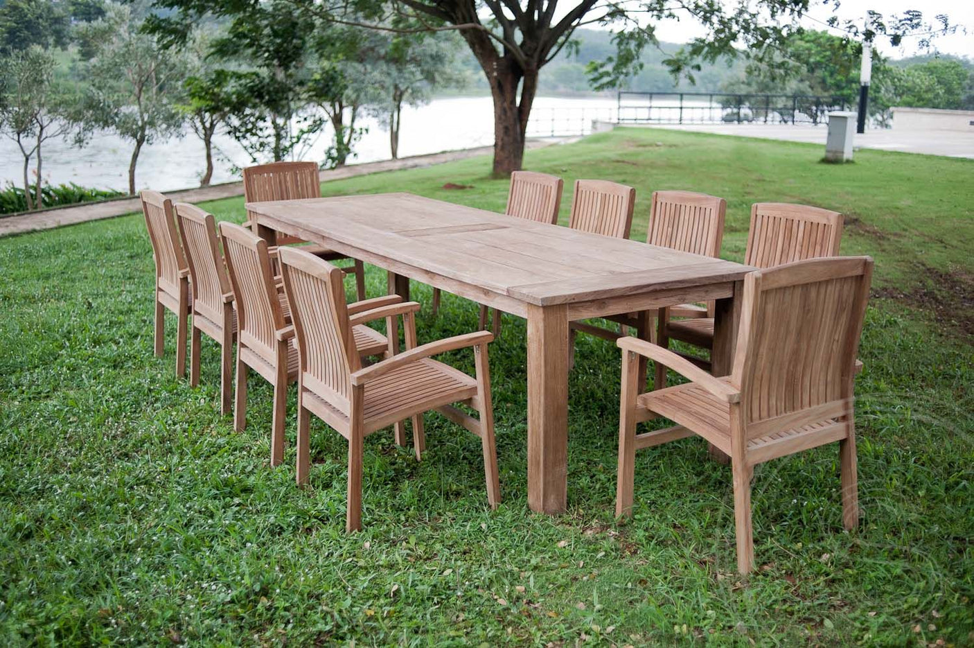 Teak Gartentisch 300 x 120