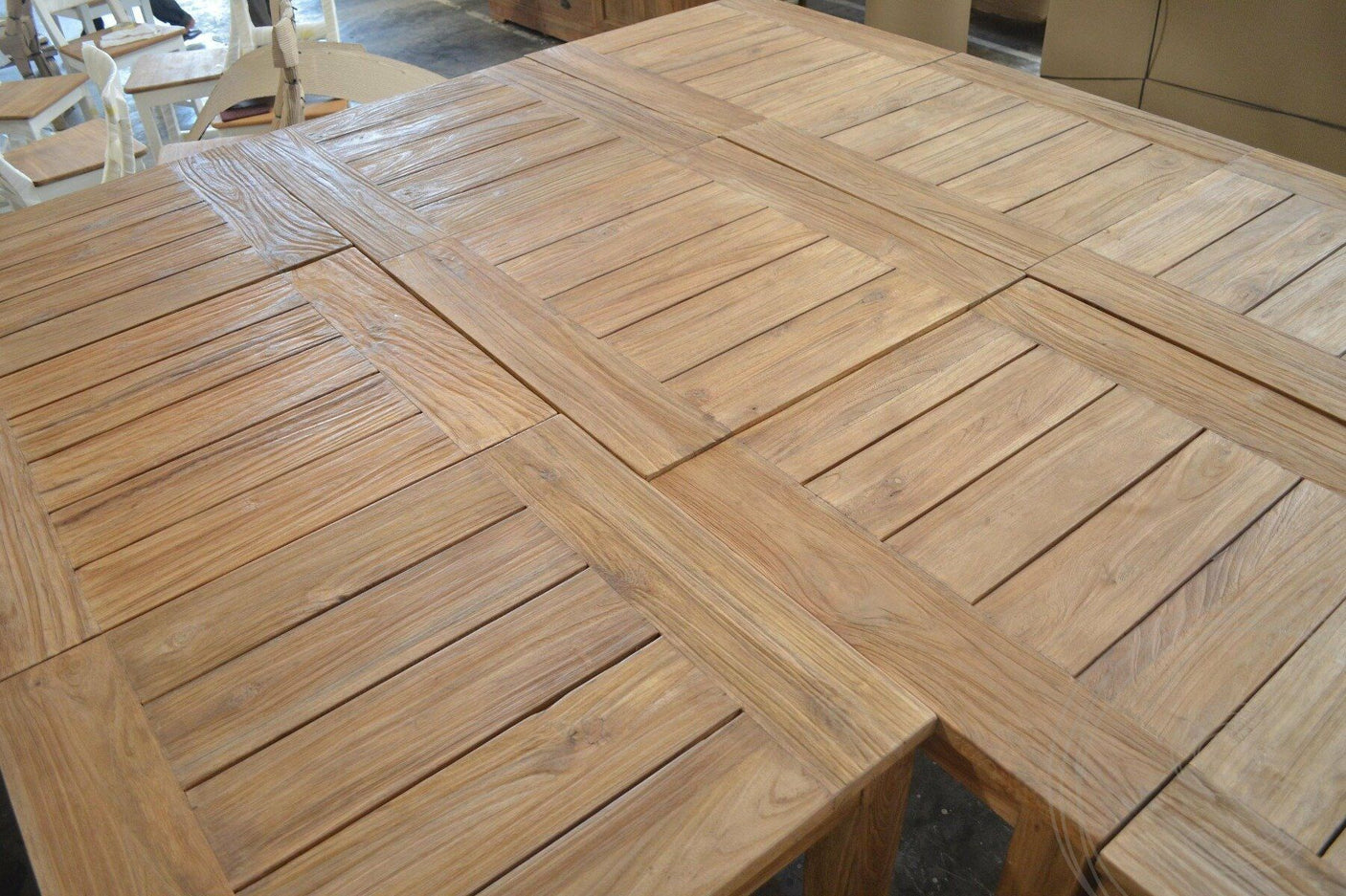 Teak Gartentisch 90 x 90