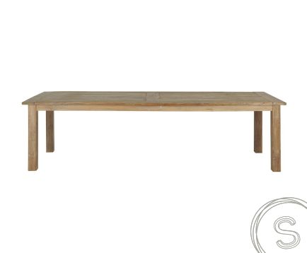 Teak tafel 350 x 100 oud hout