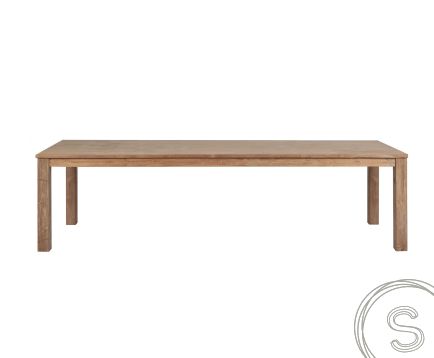 teak tafel 280x100cm