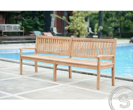 Teak tuinbank beaufort 240cm