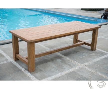Teak tuintafel 250x100 Mammoet