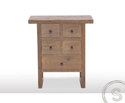 Teak Kommode Algarve 5 Drawer